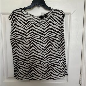 Zebra Print Women's Top